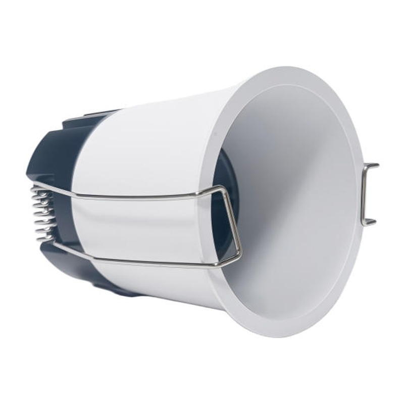 4-inch Aluminum LED Downlight Housing Kit Model 6101, white-black Finish, High Heat Dissipation Ceiling Light Shell