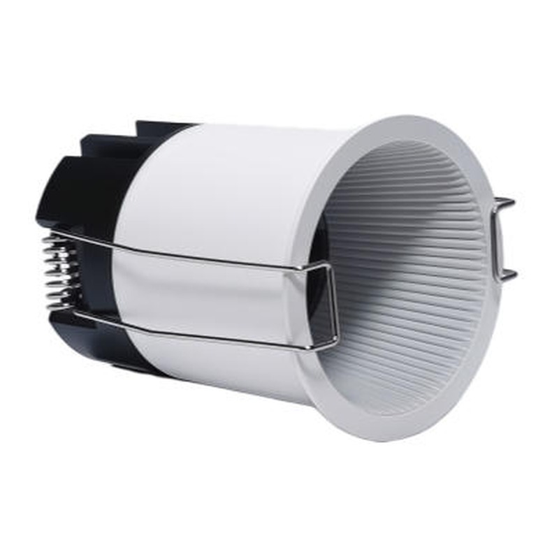 4-inch Aluminum LED Downlight Housing Kit Model 6102, white-black Finish, High Heat Dissipation Ceiling Light Shell