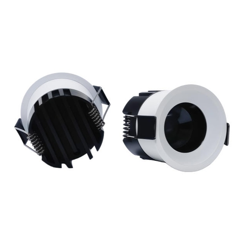 3inch Aluminum LED Downlight Housing Kit Model 6103A, round 15w, Angle 3 View