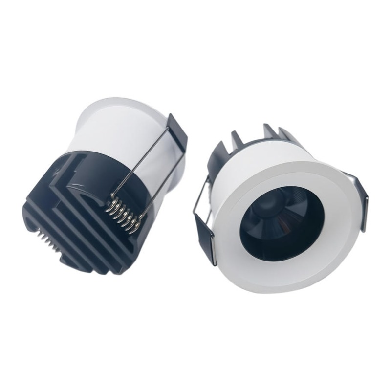 3inch Aluminum LED Downlight Housing Kit Model 6103A, round 15w, Angle 4 View