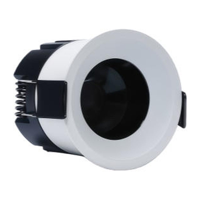 3-inch Aluminum LED Downlight Housing Kit Model 6103a, white-black Finish, High Heat Dissipation Ceiling Light Shell