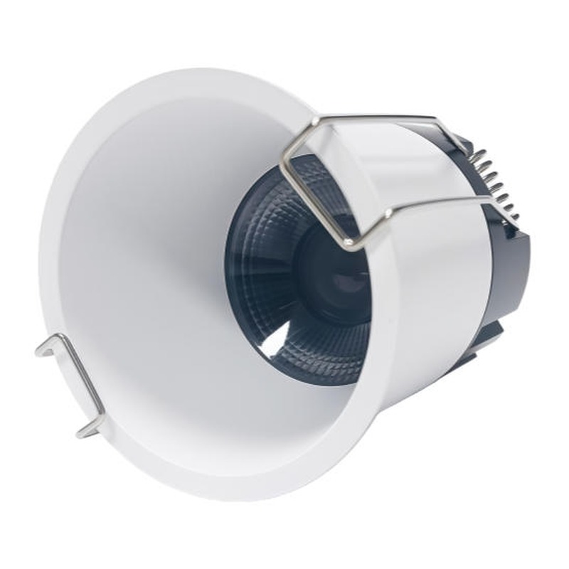 4inch Aluminum LED Downlight Housing Kit Model 6101, round 25w, Angle 2 View