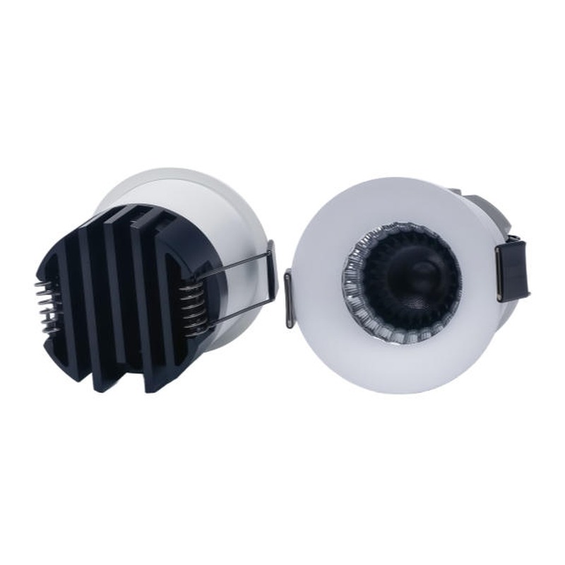 3inch Aluminum LED Downlight Housing Kit Model 6103, round 15w, Angle 3 View