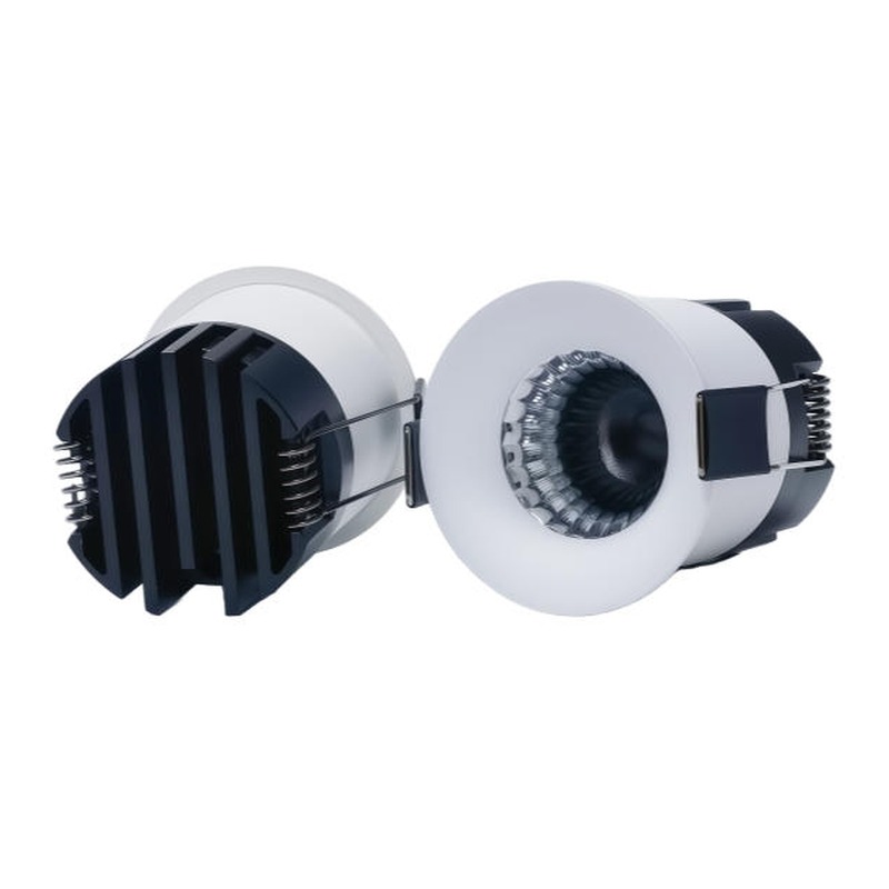 3inch Aluminum LED Downlight Housing Kit Model 6103, round 15w, Angle 4 View