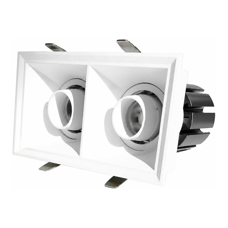 4inch Aluminum LED Downlight Housing Kit Model 6210, round 65w, Angle 1 View