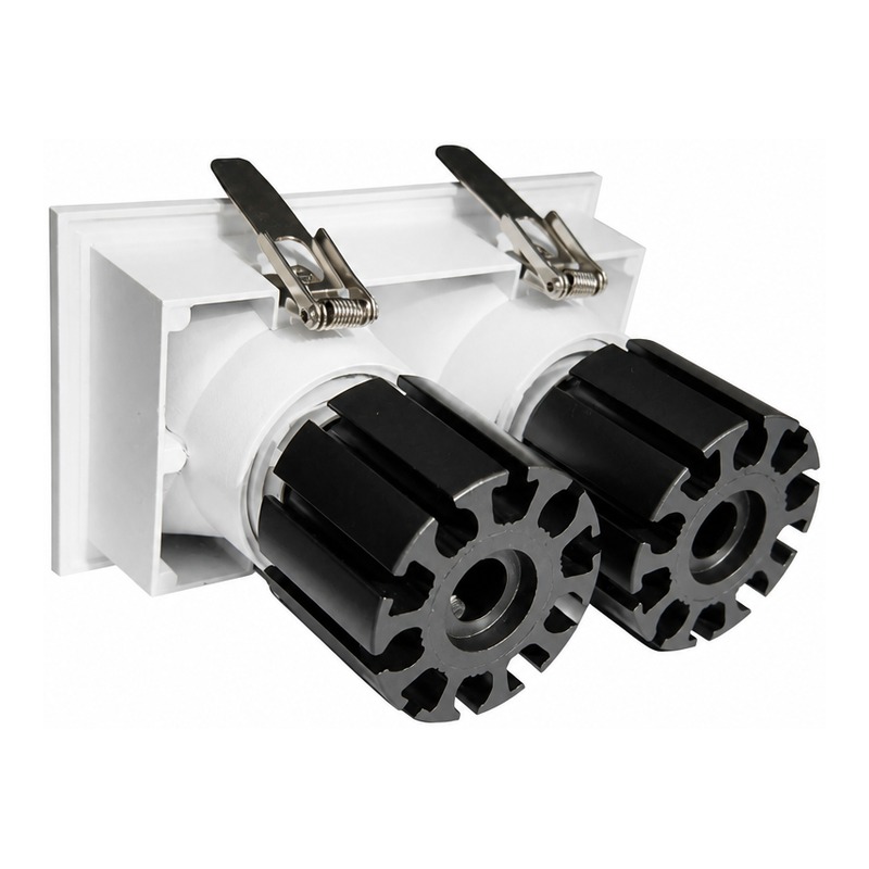4inch Aluminum LED Downlight Housing Kit Model 6210, round 65w, Angle 3 View