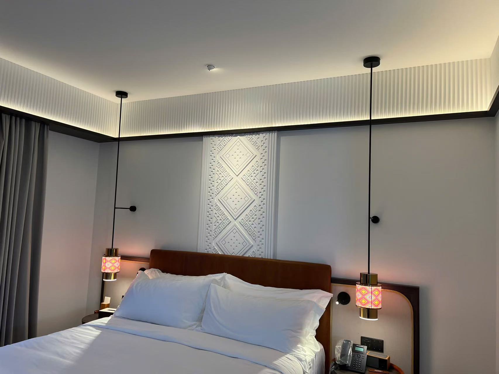 ECOLEDKIT LED downlight housing kit installed in five-star hotel room